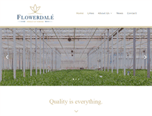 Tablet Screenshot of flowerdale.com.au